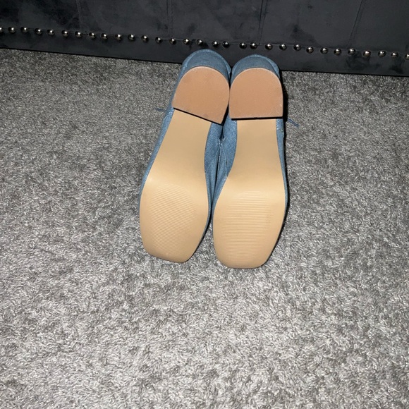 Stylish Blue Lace-Up Women's Boots - Picture 6 of 6